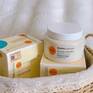 Combo Dầu Gội & Ủ Tóc Collagen Olexrs 960ml/500ml - Phục Hồi Tóc Hư Tổn, Giảm Giá 430k
