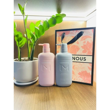 Combo Dầu Gội Xả Luminous 1.000ml – Phục hồi, hương nước hoa cao cấp, giá 666k