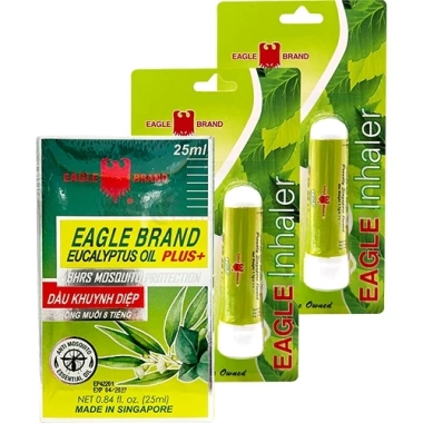 Combo Dầu Khuynh Diệp Eagle 25ml + 2 Ống Hít Eagle Inhaler - Giá chỉ 189.000đ 3
