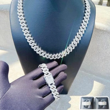 Combo dây chuyền & lắc tay đá zirconia Ver 2 - Tặng nhẫn, giá chỉ 105.999 VND