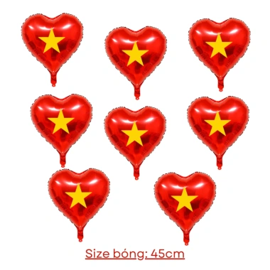 Combo Dây Cờ Tổ Quốc + Bóng Sao Tim Đỏ + Sticker Ngôi Sao Vàng - Trang Trí Lễ Hội, Ngày Kỷ Niệm, Tết Giá ưu đãi 12.350₫ 9 Combo Dây Cờ Tổ Quốc + Bóng Sao Tim Đỏ + Sticker Ngôi Sao Vàng - Trang Trí Lễ Hội, Ngày Kỷ Niệm, Tết Giá ưu đãi 12.350₫ 9