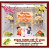 Combo Decal Trang trí Tết 2.026 - Dán kính, dán tường size lớn, chỉ 335.000đ 2