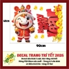 Combo Decal Trang trí Tết 2.026 - Dán kính, dán tường size lớn, chỉ 335.000đ 6