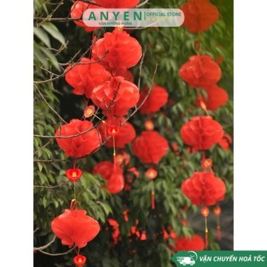 Combo Đèn Lồng Đỏ Chữ Phúc Trang Trí Tết Cổ Truyền Giảm Giá 20% Chỉ 16.800₫