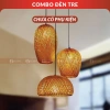 Combo Đèn Tre Cao Cấp - Đèn Mây Tre Đan Trang Trí Nhà Cửa, Nhà Hàng, Quán Cafe, Homestay - Giá chỉ 150.000₫ 9