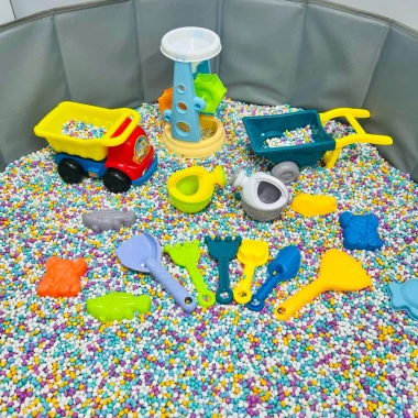 Combo Đồ Chơi Xúc Cát Hạt Sứ - Khu Vui Chơi Cho Bé, Giá Ưu Đãi 209.000đ