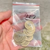 Combo Đồng Xu Ngũ Đế Phong Thủy Túi 100 Xu Cổ Âm Dương - Giá 35.000đ Giảm Giá May Mắn 2