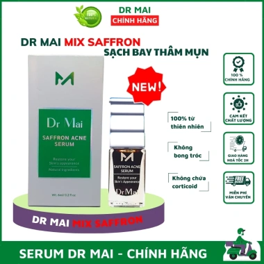 Combo Dr Mai Nguyên Chất và Mix Saffron Đánh Bay Mụn, Sạch Thâm, Tự Nhiên Giá 289k