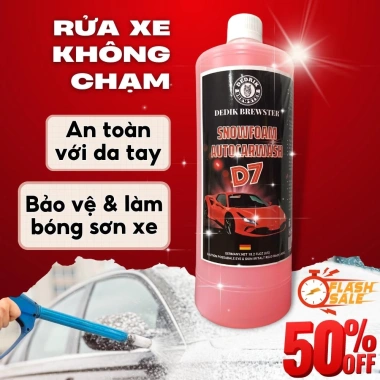 Combo dung dịch rửa xe không chạm bọt tuyết 1L + Bình tạo bọt Dedrik Brewster - 100.000₫