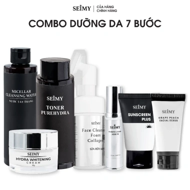 Combo Dưỡng Da Seimy 7 Bước Chăm Sóc Da - Giá Ưu Đãi 999.000đ, Giảm Đến 30%