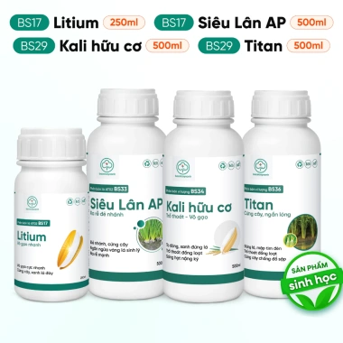 Combo Dưỡng Lúa Đẻ Nhánh Chắc Hạt BS17-BS36 - Giảm 20% Tại Bác Sĩ Cây Xanh 10 Combo Dưỡng Lúa Đẻ Nhánh Chắc Hạt BS17-BS36 - Giảm 20% Tại Bác Sĩ Cây Xanh 10