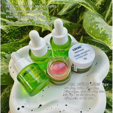 Combo Dưỡng Móng Tay Lịch 10ml Serum + 8ml Dưỡng - 450k Dưỡng chắc bền màu không gãy