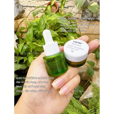 Combo Dưỡng Móng Tay Lịch 10ml Serum + 8ml Dưỡng - 450k Dưỡng chắc bền màu không gãy