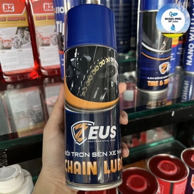 Combo Dưỡng Sên Xe Máy Zeus 400ml + Bàn Chải Chà Sên 3D - Giá Siêu Tiết Kiệm 55k