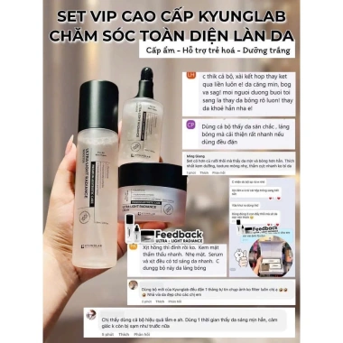 Combo Dưỡng Trắng Da Cấp Ẩm Sâu KyungLab Light Radiance - Giảm giá 20% chỉ 1,400,000₫ 10 Combo Dưỡng Trắng Da Cấp Ẩm Sâu KyungLab Light Radiance - Giảm giá 20% chỉ 1,400,000₫ 10