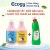 Combo Ecogy siêu sạch 600g 2 chai và 500g Nước giặt Giá 90.000đ tiết kiệm