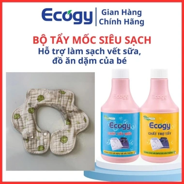 Combo Ecogy siêu sạch 600g 2 chai và 500g Nước giặt Giá 90.000đ tiết kiệm 7