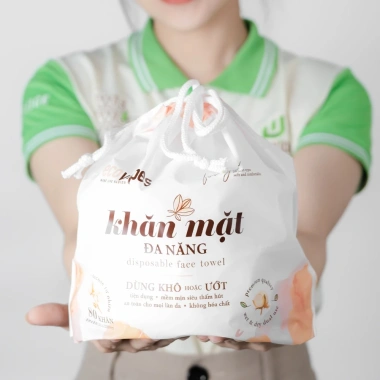 Combo EcoWipes 1-3 túi khăn mặt khô đa năng 80 tờ 75gsm không mùi Giá 47.000₫ 8