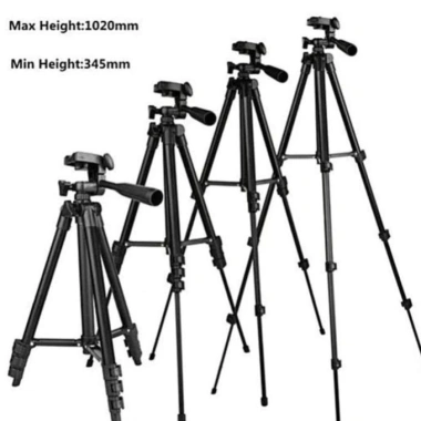 Combo Gậy Chụp Hình Tripod 3 Chân Nhôm TF 3.120 - Nhẹ, Bền, Giá 110.000 VND 2