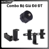 Combo Giá Đỡ Điện Thoại Kẹp Đơn và Đôi cho Tripod Chân Chữ Z - Live 2 Máy, Giá 20.000 VND