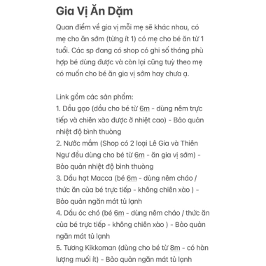 Combo Gia Vị Ăn Dặm Cho Bé - Hương Vị Tự Nhiên, Dinh Dưỡng, Giá Ưu Đãi 30k