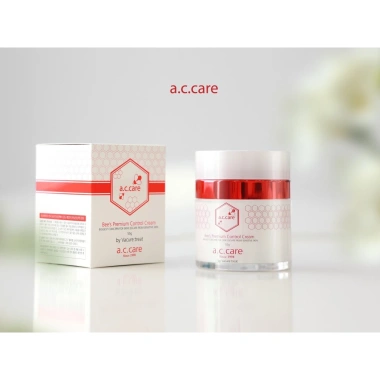 Combo giảm mụn cấp ẩm da nọc ong - Kem dưỡng & Sữa rửa mặt AC Care Vacure:treat