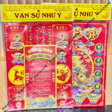 Combo giấy cúng Tết giao thừa, đưa táo, rước táo, đất đai - Giá chỉ 48.000đ