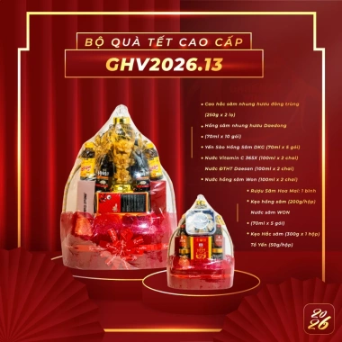 Combo Giỏ Quà Sức Khỏe Ganghan Vina - Quà Biếu Tết Cao Cấp Ưu Đãi 1,580,000 VND 3