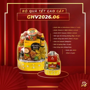 Combo Giỏ Quà Sức Khỏe Ganghan Vina - Quà Biếu Tết Cao Cấp Ưu Đãi 1,580,000 VND 4