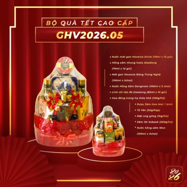 Combo Giỏ Quà Sức Khỏe Ganghan Vina - Quà Biếu Tết Cao Cấp Ưu Đãi 1,580,000 VND 5