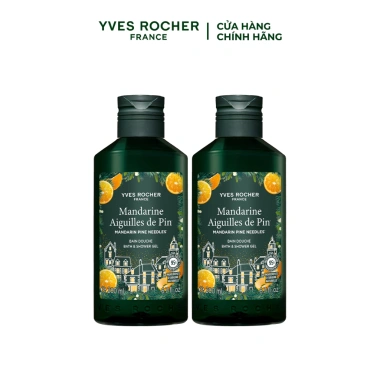 Combo Giới Hạn 2 Sữa Tắm Yves Rocher 200ml Hương Cam Quýt, Lá Thông & Berry - Giá 388.000đ