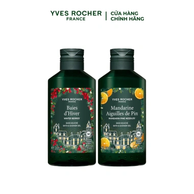 Combo Giới Hạn 2 Sữa Tắm Yves Rocher 200ml Hương Cam Quýt, Lá Thông & Berry - Giá 388.000đ