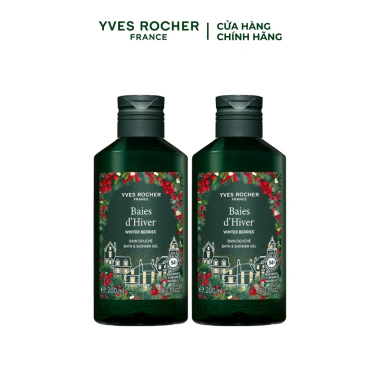 Combo Giới Hạn 2 Sữa Tắm Yves Rocher 200ml Hương Cam Quýt, Lá Thông & Berry - Giá 388.000đ