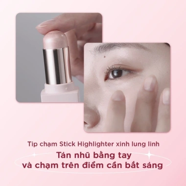 Combo Glint Stick Highlighter & Glint Glow Lip Balm, Nhũ bắt sáng, Son dưỡng ẩm, 860.000 VND 4 Combo Glint Stick Highlighter & Glint Glow Lip Balm, Nhũ bắt sáng, Son dưỡng ẩm, 860.000 VND 4