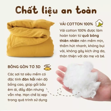 Combo Gối Bầu Đa Năng Chính Hãng Nâng Bụng Đỡ Lưng Mẹ Ngủ Ngon, Bé Bú Sau Sinh 4