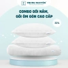 Combo gối bông gòn Trung Nguyên - mềm mại, thoáng mát, nâng đỡ chuẩn, giá chỉ 132.000đ