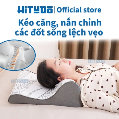 Combo Gối Kê Cổ và Lưng HITUDO – Giảm Đau Vai Gáy, Thắt Lưng, Hỗ Trợ Thoát Vị Đĩa Đệm, Giá 149.000 3