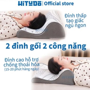 Combo Gối Kê Cổ và Lưng HITUDO – Giảm Đau Vai Gáy, Thắt Lưng, Hỗ Trợ Thoát Vị Đĩa Đệm, Giá 149.000 4