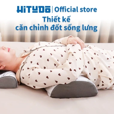 Combo Gối Kê Cổ và Lưng HITUDO – Giảm Đau Vai Gáy, Thắt Lưng, Hỗ Trợ Thoát Vị Đĩa Đệm, Giá 149.000 5