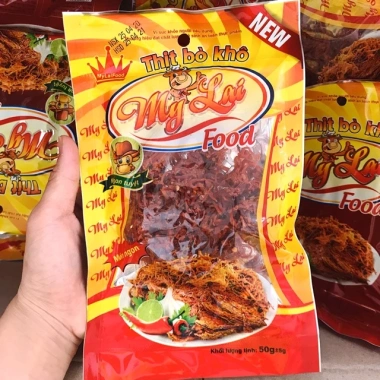 Combo gói thịt bò khô My Lai Food 50g - Bò khô khay, giá chỉ 22.000 VND 2
