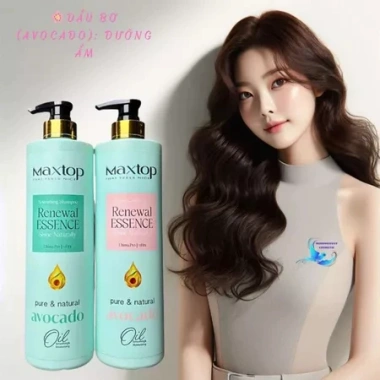 Combo Gội Xả Maxtop 2.000ml+800ml - Giảm gàu, ngừa rụng, tóc mượt - 355.000 VND 4 Combo Gội Xả Maxtop 2.000ml+800ml - Giảm gàu, ngừa rụng, tóc mượt - 355.000 VND 4