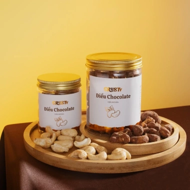 Combo Hạt Điều và Hạt Macca 2 Vị Chocolate và Caramel Muối Crusty 125g Giá Ưu Đãi 190k 4 Combo Hạt Điều và Hạt Macca 2 Vị Chocolate và Caramel Muối Crusty 125g Giá Ưu Đãi 190k 4