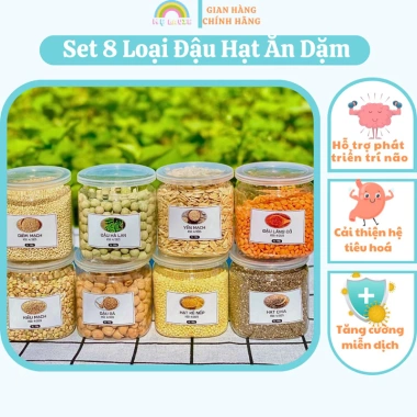 Combo Hạt Dinh Dưỡng Bé Ăn Dặm 6 Tháng - Bổ Sung Đầy Đủ, Giá Ưu Đãi 79.000 VND