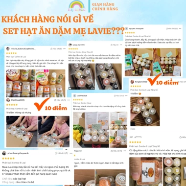 Combo Hạt Dinh Dưỡng Bé Ăn Dặm 6 Tháng - Bổ Sung Đầy Đủ, Giá Ưu Đãi 79.000 VND
