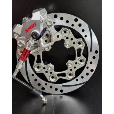 Combo Heo Smrt 2pis, Pas CNC, Đĩa Hylos 220mm, Dây Dầu Ngắt, Full Ốc Salay - Giá ưu đãi 2,150,000₫