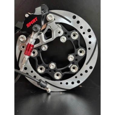 Combo Heo Smrt 2pis, Pas CNC, Đĩa Hylos 220mm, Dây Dầu Ngắt, Full Ốc Salay - Giá ưu đãi 2,150,000₫