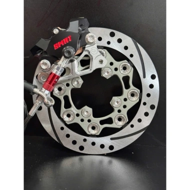 Combo Heo Smrt 2pis, Pas CNC, Đĩa Hylos 220mm, Dây Dầu Ngắt, Full Ốc Salay - Giá ưu đãi 2,150,000₫