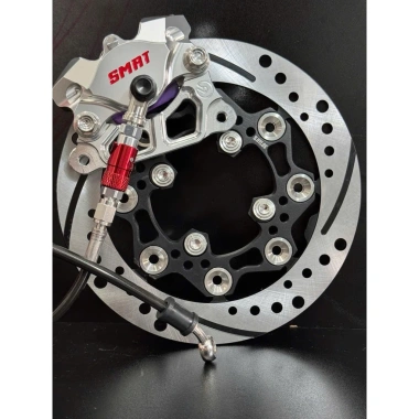 Combo Heo Smrt 2pis, Pas CNC, Đĩa Hylos 220mm, Dây Dầu Ngắt, Full Ốc Salay - Giá ưu đãi 2,150,000₫