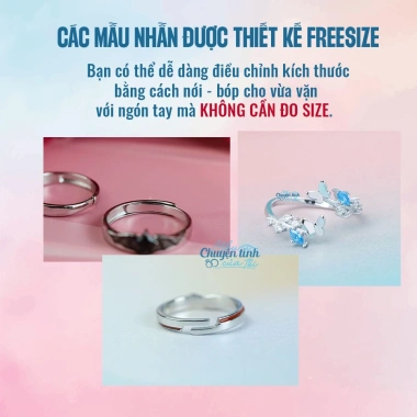 Combo Hồ điệp đá xanh - Nhẫn, lắc tay, dây chuyền bạc 925 nguyên khối Freesize - Giá ưu đãi 790.000₫