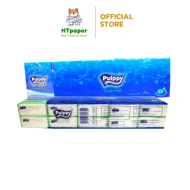 Combo Hỏa Tốc 5 Lốc 50 Gói Khăn Giấy Mini Pulppy HTpaper 10 Tờ x3 Lớp Mềm Mại - Giá Ưu Đãi 155k 3